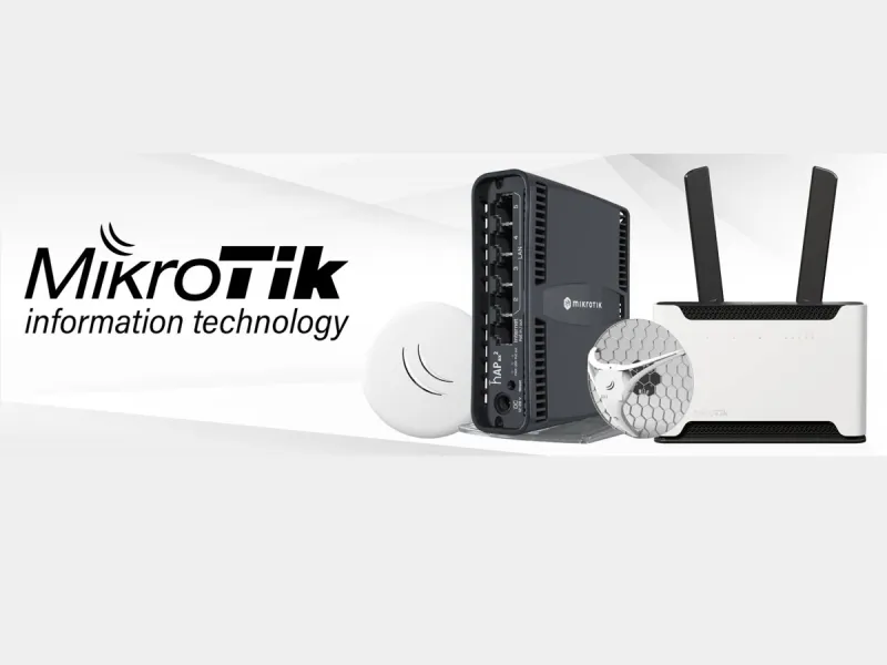 MikroTik routers setup view